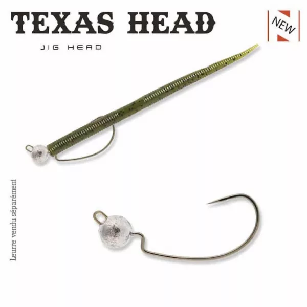 Sakura - TEXAS HEAD 10G / Amo 2/0 X 3 - Testina Jig