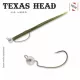 Sakura - TEXAS HEAD 7G / Amo #1/0 X 3 - Testina Jig