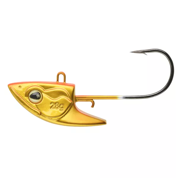 Sakura Utter Head Arancio Dorato 10,0gr 2/0 Testina piombata da jig 3db
