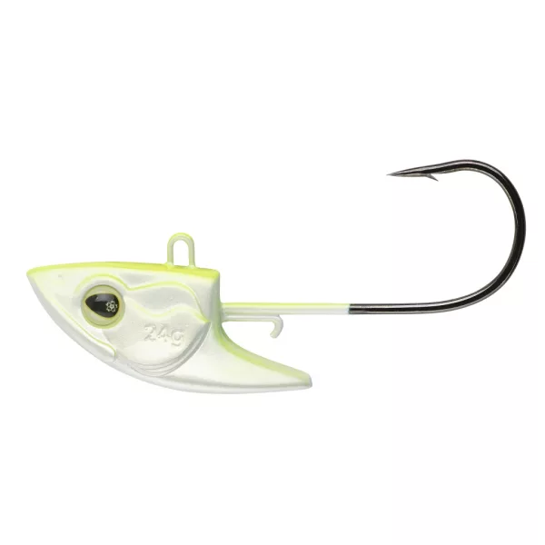 Sakura Utter Head White Chart 7,0gr 2/0 Testina piombata da jig 3db