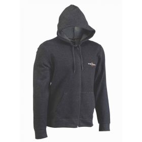   Sakura - HOODIE ZIP LOGO GREY M - Abbigliamento - Felpa con cappuccio