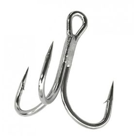   Sakura - HOOK treble 693 5X TI #5/0 - 5 pz - Anzuelo triplo - Anzuelo con ardiglione, Anzuelo triplo