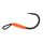 Sakura Hooks Trout Single Assist Hook 6 Amo Offset da Spinning con Occhiello e Ardiglione 7pz