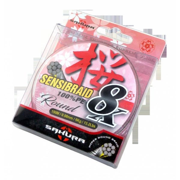 Sakura Sensibraid 8 trecciato - Green 150 M - 0.15 Mm / 11Kg / 24.2Lbsr