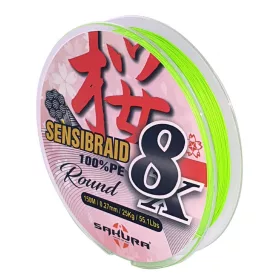   Sakura Sensibraid 8 trecciato - CHART 150 M - 0.20 mm / 19Kg / 41.8Lbs