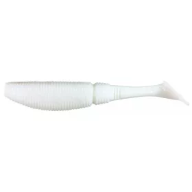   Sakura - SLIT SHAD EVO 150 - 6 - 150MM - 006 (GLOW WHITE) - Esca artificiale in gomma