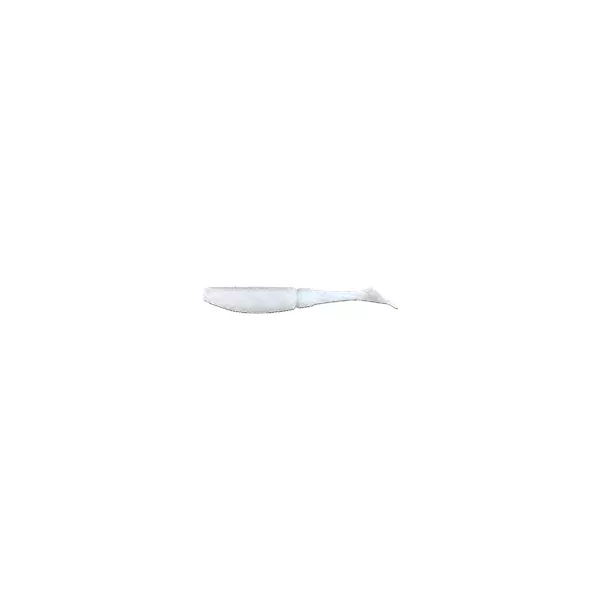 Sakura SLIT SHAD EVO 85 Soft lure Glow White 85mm - 6pz
