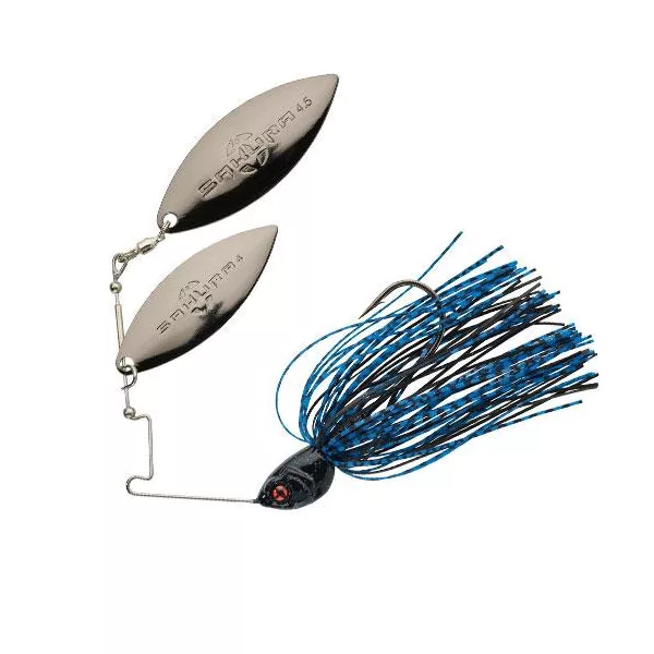 Sakura Cajun DW 21gr JC19 Spinnerbait - Nero Blu