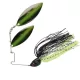 Sakura Cajun DW 21gr JC20 Spinnerbait - Nero Chartreuse