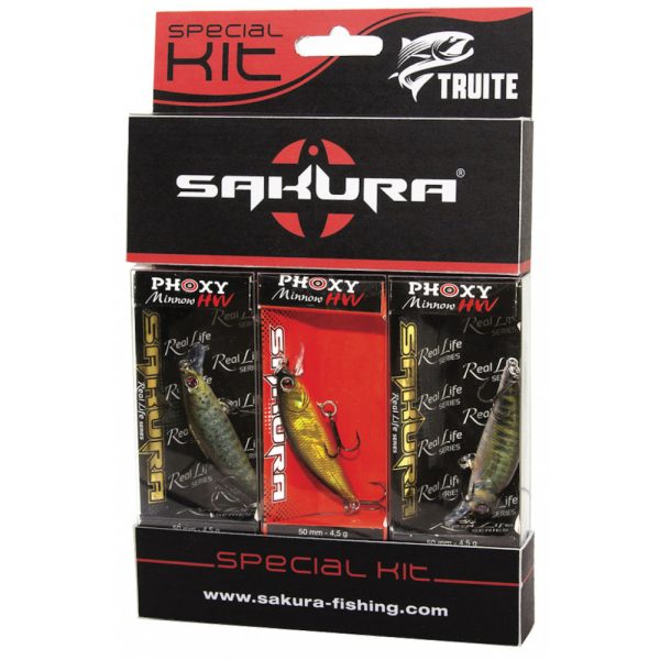 Sakura - PACK 3 PHOXY MINNOW HW 62 S - 62MM - 6,5 G - Wobbler