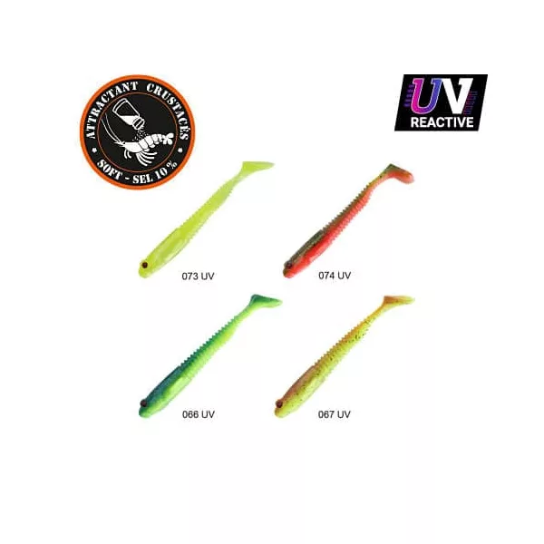 Sakura Gobygo 65 Softbait Dark Water Pack 2 65mm - 7 pezzi