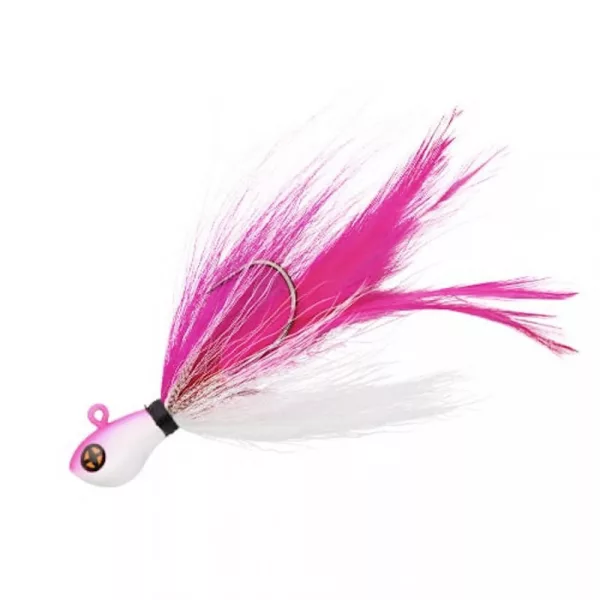 Sakura - R JIG BUCKTAIL 14 G - PS (Alosa Rosa) - Testina Jig Piumata