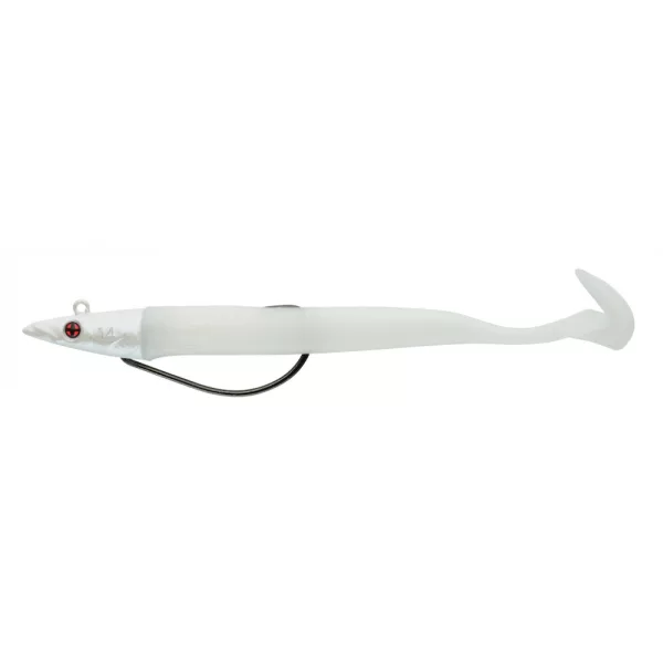 Sakura - SODIUM EEL 110 - 110MM - Jighead 7g - 077 (Pearl White) - Esca artificiale in gomma