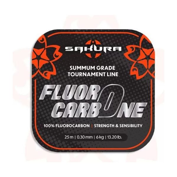 Filo di leader da spinning Sakura FLUOROCARBONE 25M
