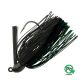 Sakura Tungsten Swim Jig 14gr B Testa Jig Gonnellata - Nero