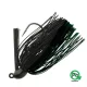 Sakura Tungsten Swim Jig 10,6gr B Testa Jig Gonnellata - Nero