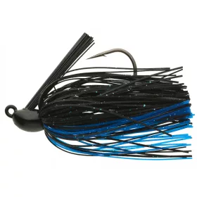   Sakura - TUNGSTEN SWIM JIG 3/8 OZ - 10,6G #BB (Black Blue) - Jig head con gonna