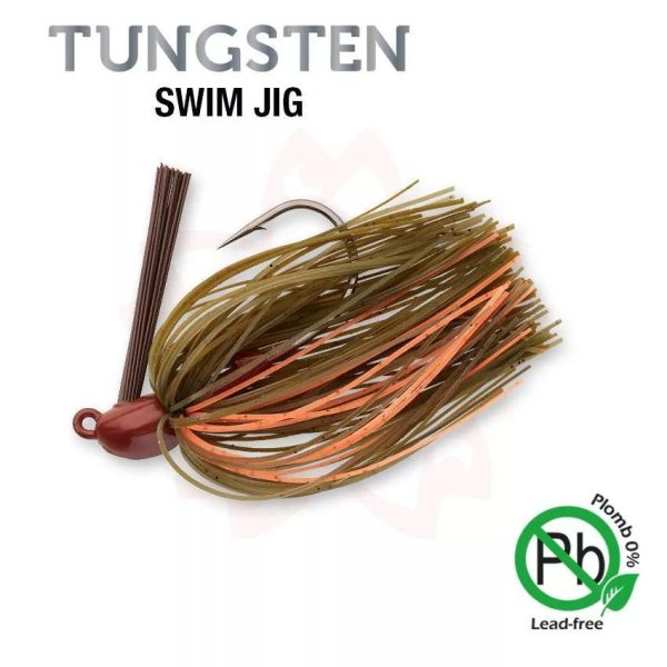 Sakura Tungsten Swim Jig 10,6gr C Testa Jig Gonnellata - Bama Craw