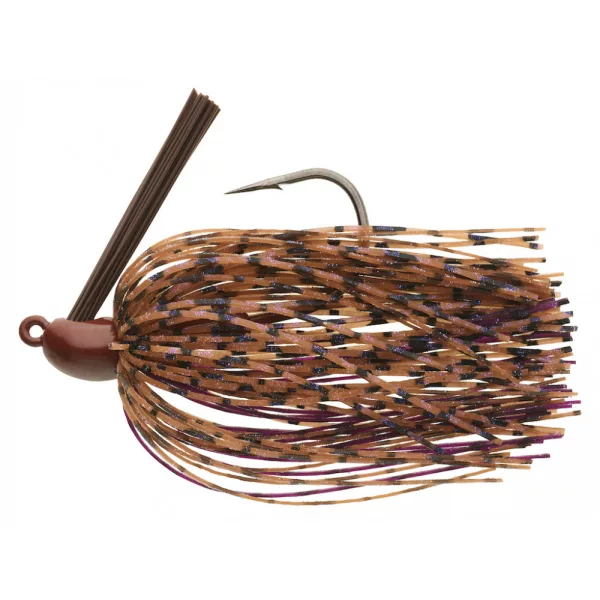 Sakura - TUNGSTEN SWIM JIG 3/8 OZ - 10,6G #PBJ (Peanut Butter Jelly) - Jig head con gonna