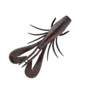   Sakura Zarigani Craw Soft Lure 78mm Gambero in Plastica 112 Black Red Glitter