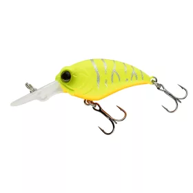   Sakura Micron Crank DR Yellow Chart Tiger 4cm 6,5gr Deep Runner Crankbait