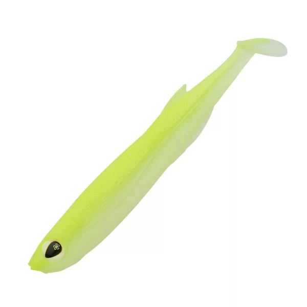 Sakura Xprat Shad 90 Chartreuse Shad 9,0cm 5,0gr Esca in plastica 6 pz
