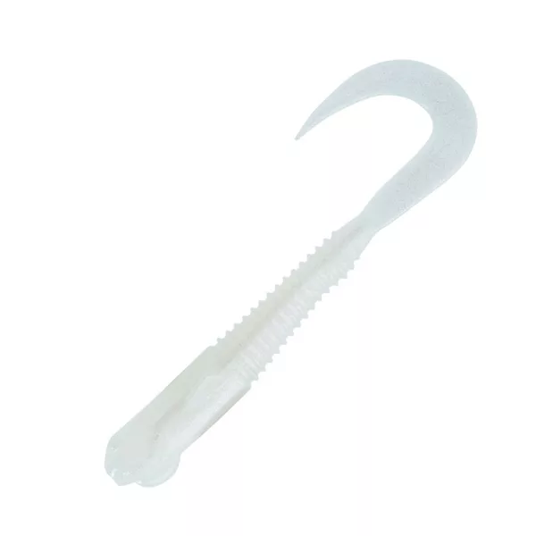 Sakura Gooby Curl 75 Pearl White 7,5cm 3,5gr Esca in Plastica