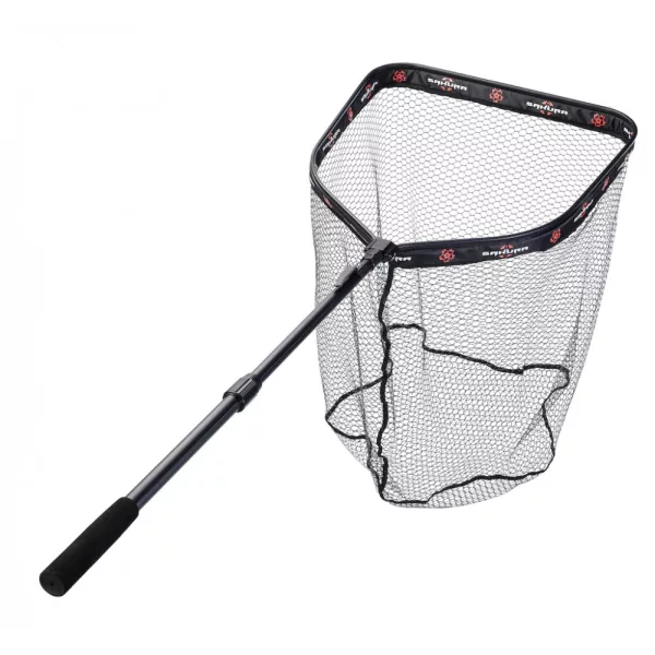 Sakura Floating Landing Net + Rubber Mesh Guadino da spinning 45x40x45cm