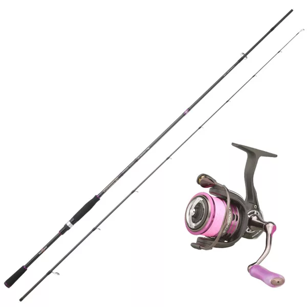 Sakura Stingray EGI STS 822 ML 2,48m 5-25gr Canna da spinning in 2 sezioni con Mulinello Stingray EGI 2.0 2506 FD, con Filo