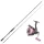 Sakura Stingray EGI STS 822 M 2,48m 7-30gr Canna da spinning in 2 pezzi con Mulinello Stingray EGI 2.0 2506 FD, con Filo