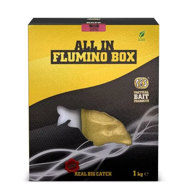 SBS All In Flumino Box Pineapple Set di esche 1kg+500ml