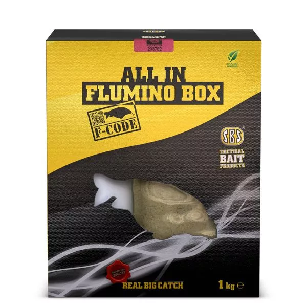 SBS All In Flumino Box F-Code Liver Set di Esche 1kg+500ml