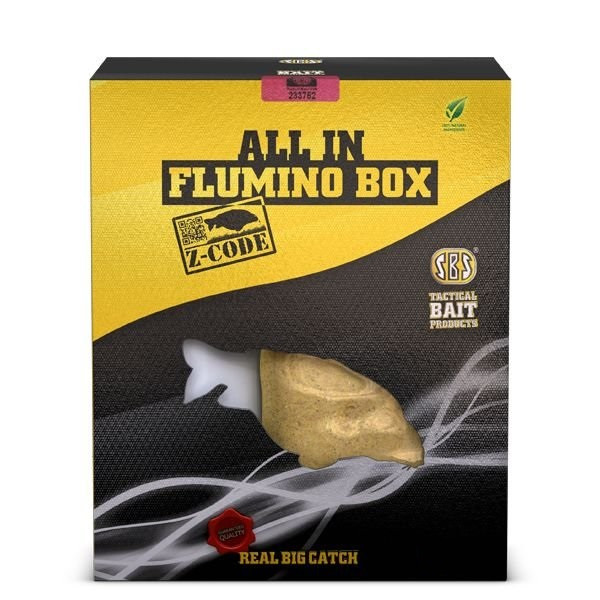 SBS All In Flumino Box Z-Code Undercover Set di Esche 1kg+500ml