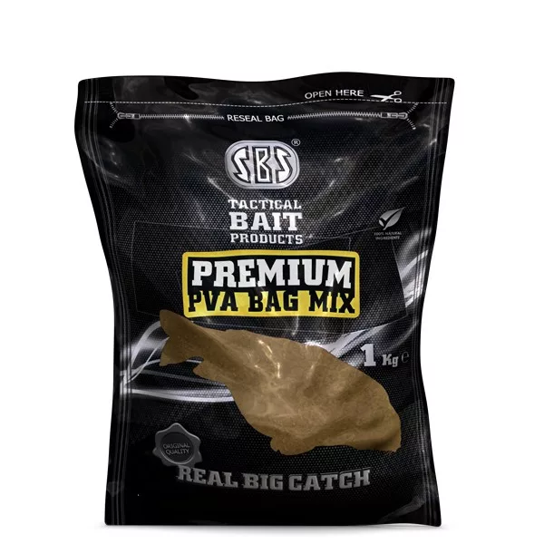 SBS Pva Bag Mix Premium Krill & Halibut Pastura 1kg