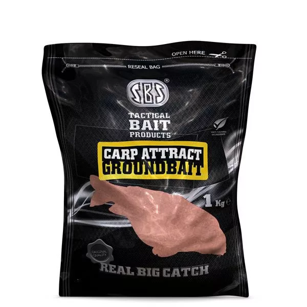 SBS Carp Attract Groundbait Strawberry Jam Pastura 1kg