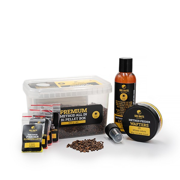 SBS Premium Method All In B1 Ace Lobworm 2-4mm Scatola di Pellet 400gr