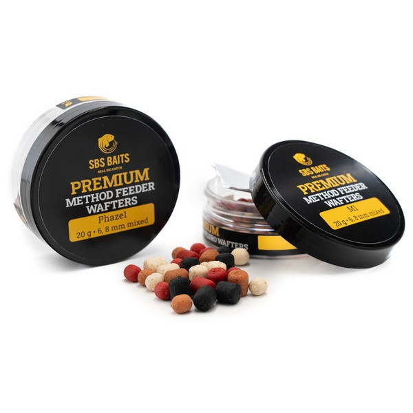 SBS Premium Method Feeder Wafters Calamaro-Polpo Wafters Colori Misti 20gr