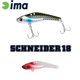 Ima Schneider 18 6,8cm 18gr 017 Red Head Pearl OB Műcsali