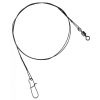 SERT - 7 STRAND TRACE + SWIVEL AND SNAP LINK - 50CM - 15KG - Terminale anti-morso