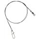 SERT - 7 STRAND TRACE + SWIVEL AND SNAP LINK - 50CM - 15KG - Terminale anti-morso