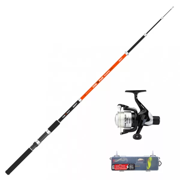 Set Canna Sert Kit Fish n Play Telespin 2105 e Mulinello 201RD