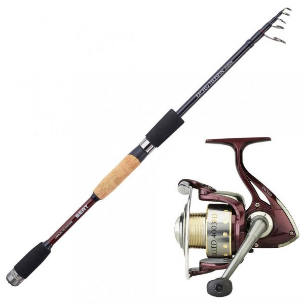 Set Canna Sert Exceed Telespin 270-6H e Mulinello Exceed SPN 4003 FD