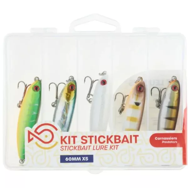 SRT Stickbait Kit 6cm 6gr Kit di Wobbler Floating 5pz
