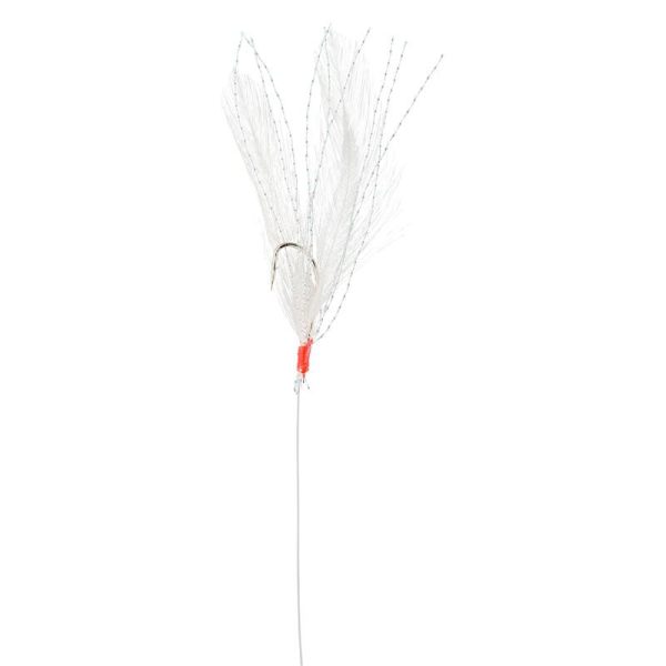 SRT Sabiki White Feathers 135cm 5H 8 Amo pre-montato 5 pezzi