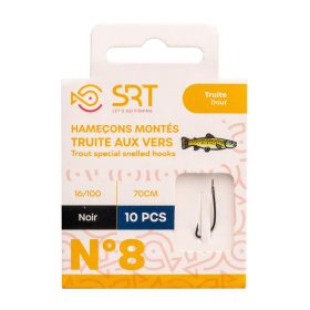   SRT Trout Worm Special 0,16mm 70cm Monofil 8 Ami pre-legati 10pz