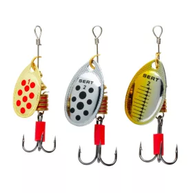   SRT Spoony Special Trout Set di cucchiaini rotanti da spinning - Selezione FW26 per spinning a trota e cavedano 3pz