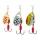 SRT Spoony Special Trout Set di cucchiaini rotanti da spinning - Selezione FW26 per spinning a trota e cavedano 3pz