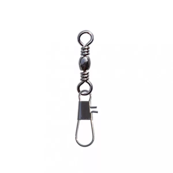 SERT - INTERLOCK SNAP + BARREL SWIVEL BLACK N°6 X8 - Girella