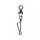 SERT - ITALIAN SWIVEL & SNAP LINK - BLACK N°2 X8 - Girella