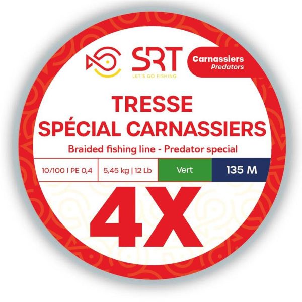 SRT 4x Verde Muschio 0,14mm 270m Trecciato Madre